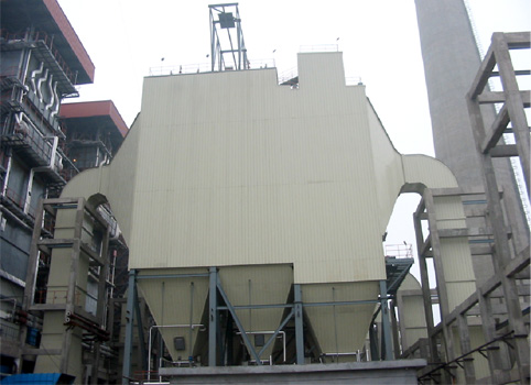 天津冶煉廠小型燃煤鍋爐除塵器實拍圖片